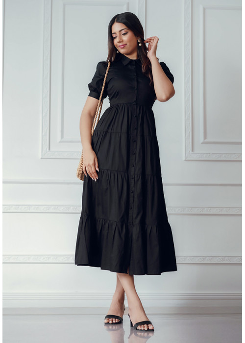 NATASHA BLACK MAXI DRESS